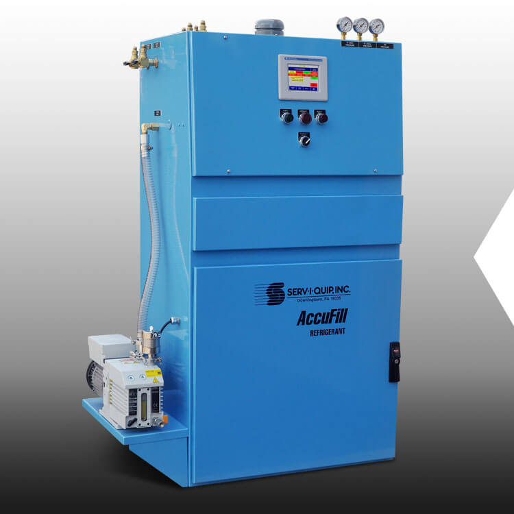 Sistema AccuFill para carga de refrigerantes