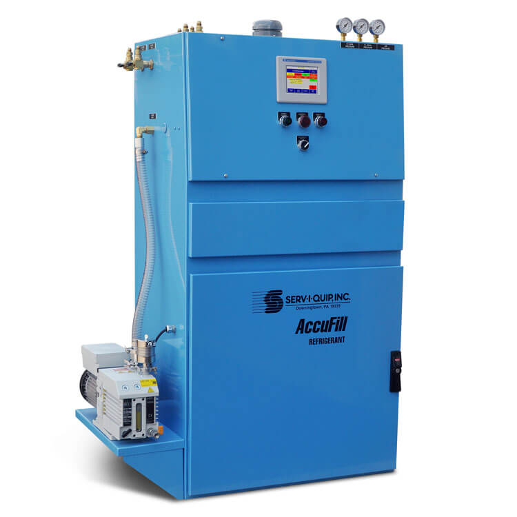 Sistema AccuFill para carga de refrigerantes