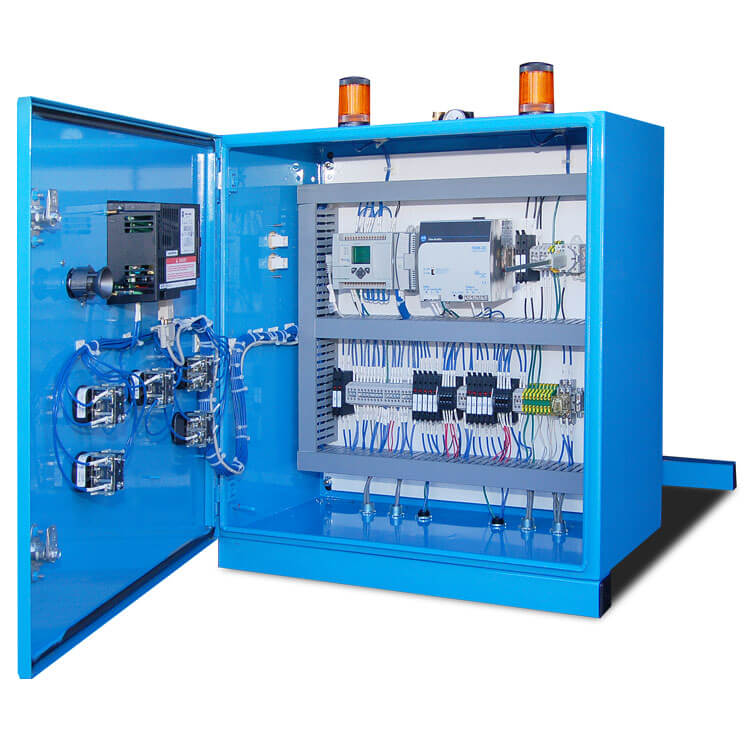 Panel eléctrico del sistema hidráulico y refrigerante